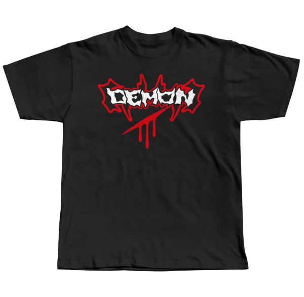 Demon Unleashed Oversize Bio-Wash T-Shirt - Image 2