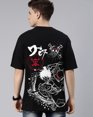 One Piece Anime Collection Oversized T-shirt - Exclusive at JustTshirts.in