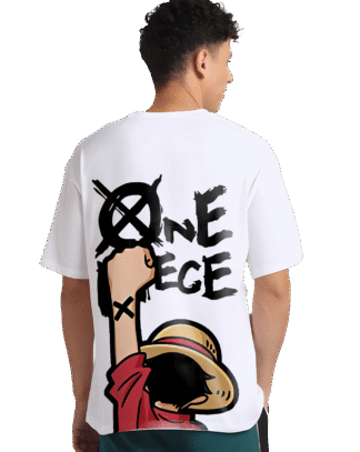 One Piece Anime Collection Oversized T-shirt - Exclusive at JustTshirts.in