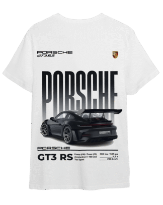 LuxeRide Collection: Porsche GT3 RS Edition Oversize Fit T-Shirt