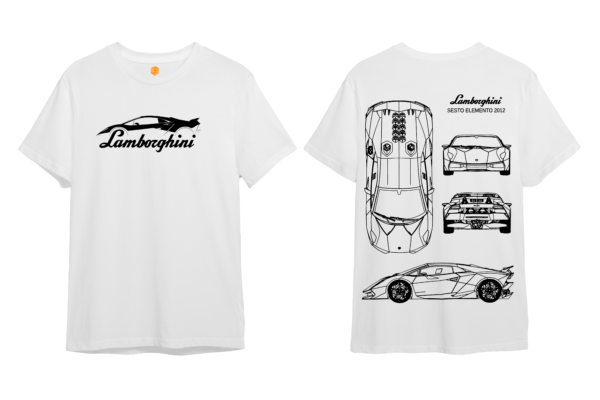 LuxeRide Collection: Lamborghini Sesto Elemento 2012 Edition Oversize Fit T-Shirt - Image 6