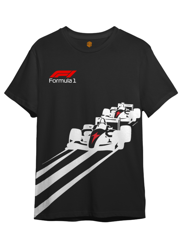 LuxeRide Collection: Formula 1 Front Print Oversize Fit T-Shirt - Image 5