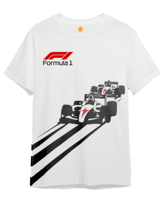 LuxeRide Collection: Formula 1 Front Print Oversize Fit T-Shirt
