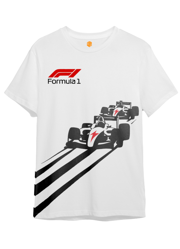 LuxeRide Collection: Formula 1 Front Print Oversize Fit T-Shirt