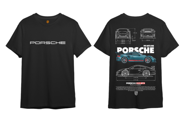 LuxeRide Collection: Porsche 911 GT3 RS Edition Oversize Fit T-Shirt - Image 3