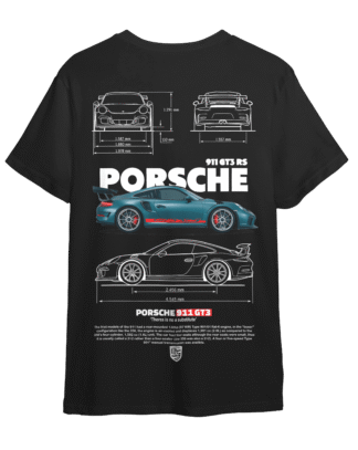 LuxeRide Collection: Porsche 911 GT3 RS Edition Oversize Fit T-Shirt