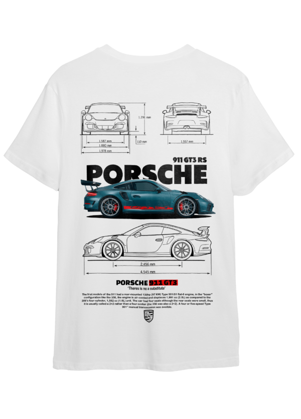 LuxeRide Collection: Porsche 911 GT3 RS Edition Oversize Fit T-Shirt - Image 4