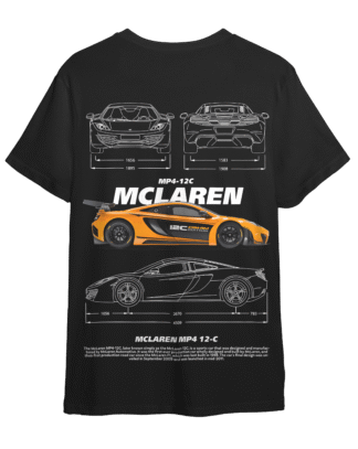 LuxeRide Collection: McLaren MP4-12C Edition Oversize Fit T-Shirt