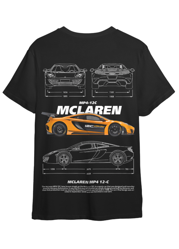 LuxeRide Collection: McLaren MP4-12C Edition Oversize Fit T-Shirt