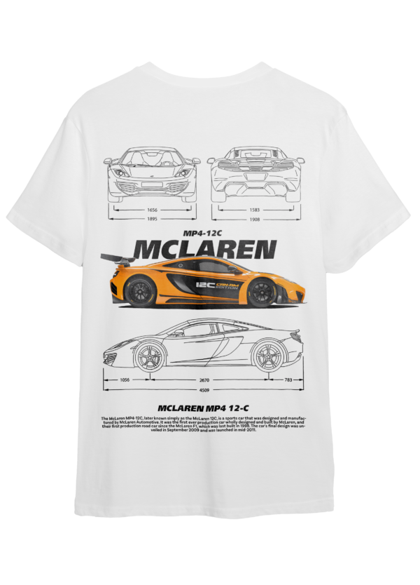 LuxeRide Collection: McLaren MP4-12C Edition Oversize Fit T-Shirt - Image 4