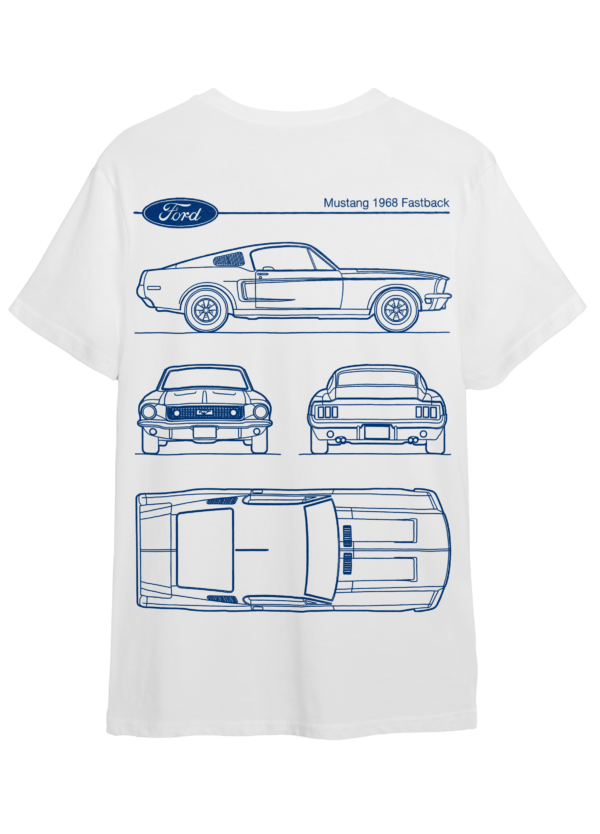 LuxeRide Collection: Ford Mustang Edition Oversize Fit T-Shirt - Image 2