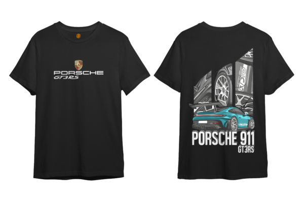 LuxeRide Collection: Porsche 911 GT3 RS Edition Oversize Fit T-Shirt - Image 4