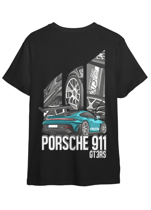 LuxeRide Collection: Porsche 911 GT3 RS Edition Oversize Fit T-Shirt - Image 2