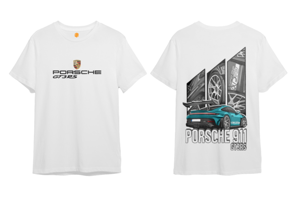 LuxeRide Collection: Porsche 911 GT3 RS Edition Oversize Fit T-Shirt - Image 6