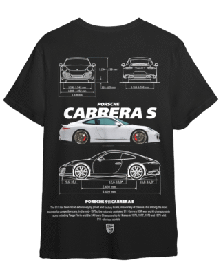 LuxeRide Collection: Porsche Carrera S Edition Oversize Fit T-Shirt