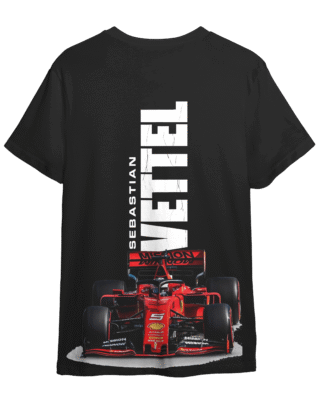 LuxeRide Collection: Ferrari Vettel Edition Oversize Fit T-Shirt