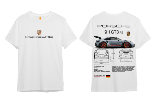 LuxeRide Collection: Porsche 911 GTS Edition Oversize Fit T-Shirt - Image 2