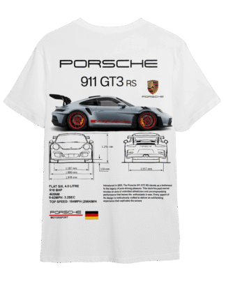 LuxeRide Collection: Porsche 911 GTS Edition Oversize Fit T-Shirt