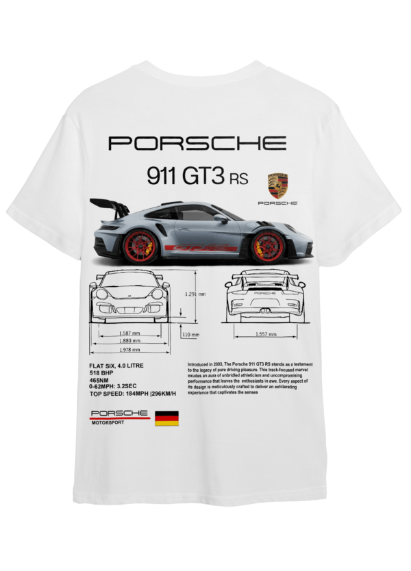 LuxeRide Collection: Porsche 911 GTS Edition Oversize Fit T-Shirt