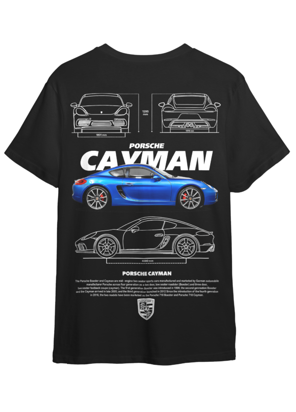 LuxeRide Collection: Porsche Cayman Edition Oversize Fit T-Shirt