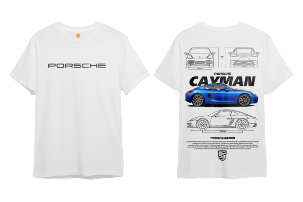 LuxeRide Collection: Porsche Cayman Edition Oversize Fit T-Shirt - Image 6