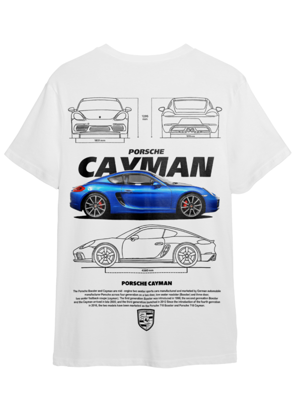 LuxeRide Collection: Porsche Cayman Edition Oversize Fit T-Shirt - Image 5