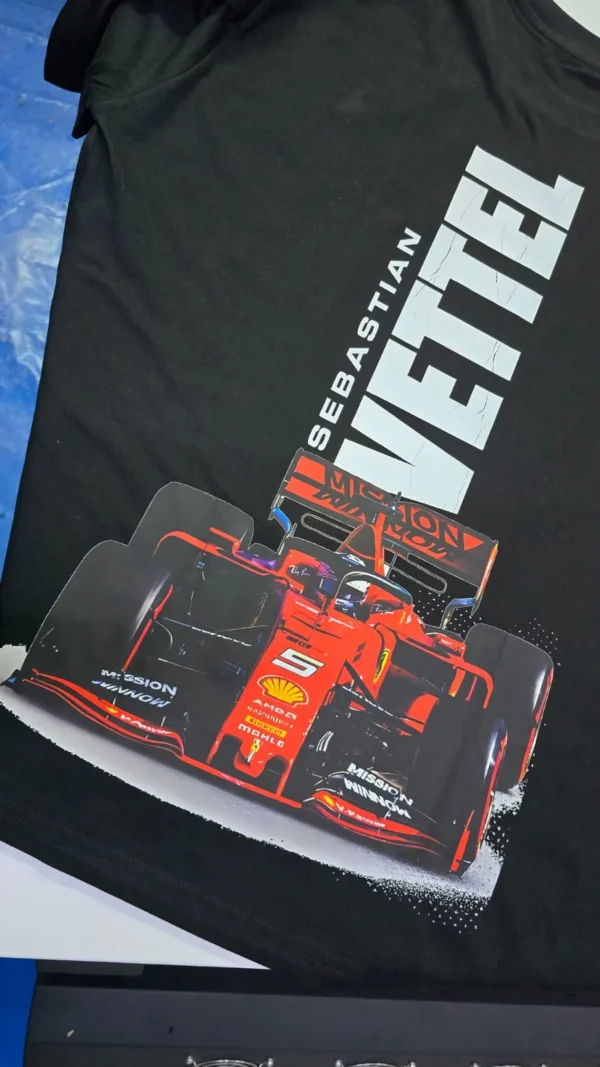 LuxeRide Collection: Ferrari Vettel Edition Oversize Fit T-Shirt - Image 4