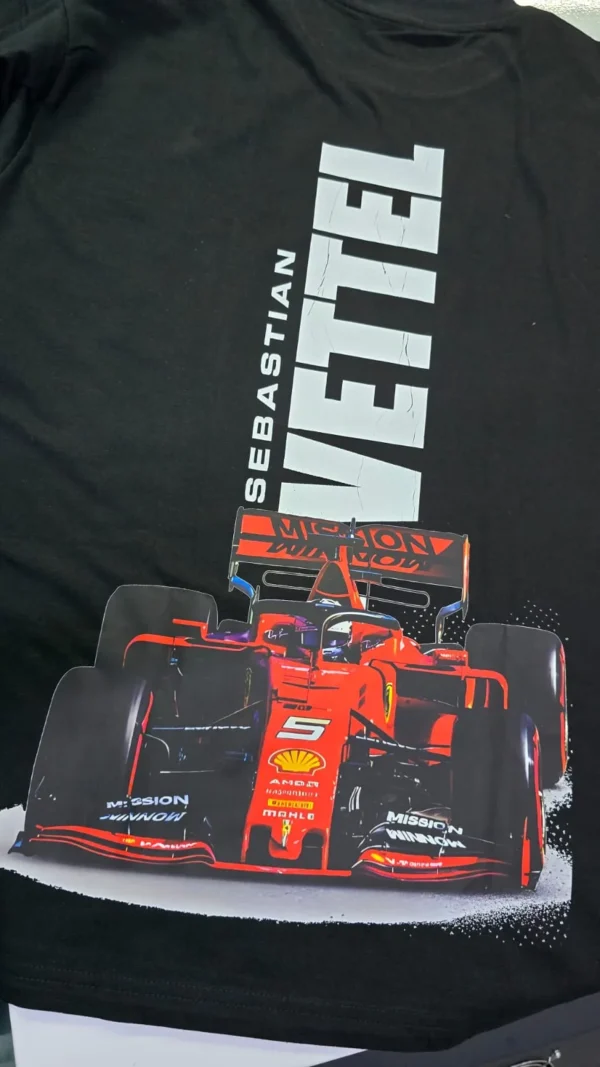 LuxeRide Collection: Ferrari Vettel Edition Oversize Fit T-Shirt - Image 2