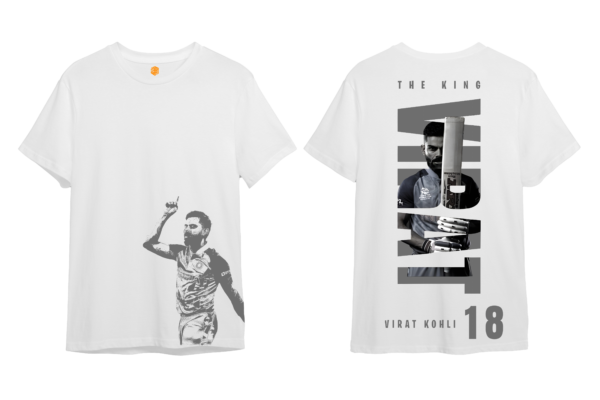 Virat Kohli King Bio-Wash Cotton T-Shirt - Image 2