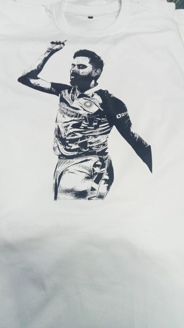 Virat Kohli King Bio-Wash Cotton T-Shirt - Image 3