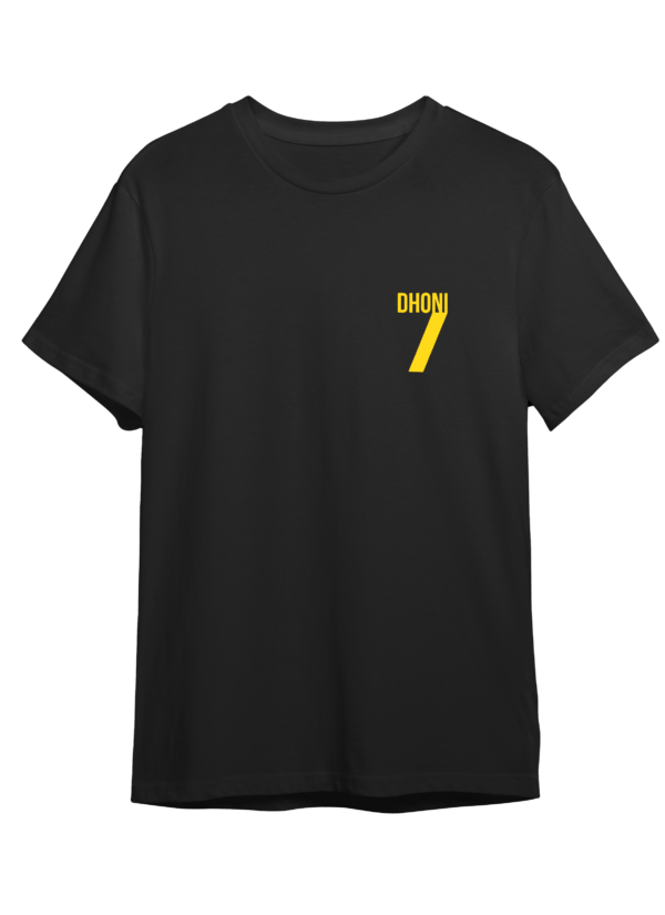 MS Dhoni Captain Cool Bio-Wash Cotton T-Shirt - Image 2